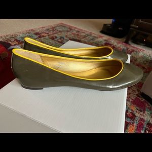 Women’s J.Crew Patent shoe - flat size 12